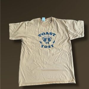 Toast to Yost Tan T-Shirt